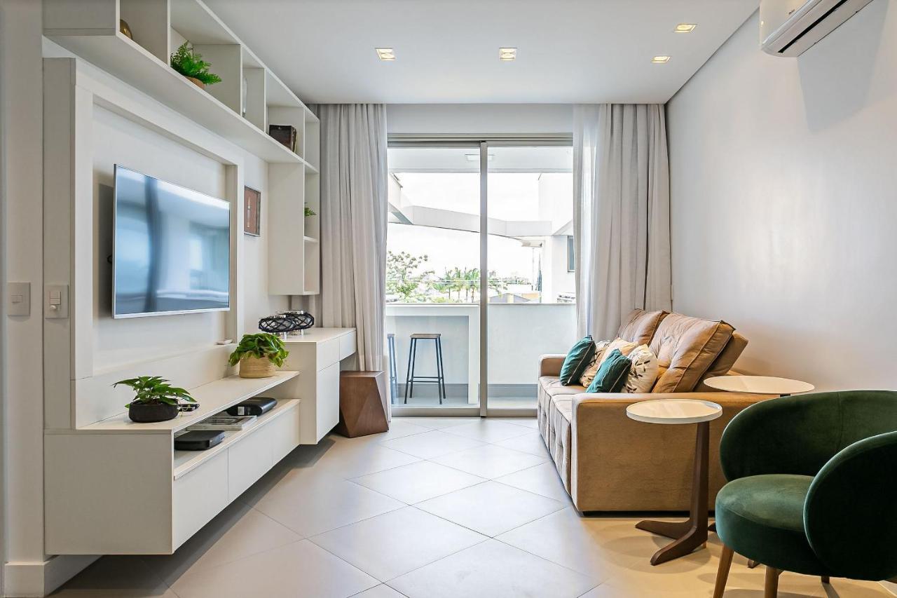 Apartamento de alto padrão a poucos metros da praia em Jurerê Florianópolis Extérieur photo